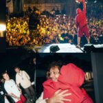Salmo Instagram - INDIMENTICABILE. Ieri al @marrageddonfest è stato incredibile. Grazie @kingmarracash per questo regalo e grazie Milano per la vibe🔥Se state iniziando a fare musica e volete un piccolo consiglio: cercate di essere competitivi in live! La musica dal vivo vi permetterà di sopravvivere a lungo, vi darà più soddisfazioni di qualsiasi altro risultato. Le canzoni che cantate dal vivo devono essere fedeli alla registazione. I concerti sono magia pura, la verità assoluta, l’esame di maturità. Viva la fregna 📸 @giusantonelliph