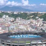 Salvatore Esposito Instagram - FORZA @officialsscnapoli SEMPRE !!! 💙 Ricordate la vostra prima volta allo stadio ? Buon campionato a tutti 💙 Made by @dronaut.video Stadio Diego Armando Maradona