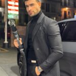 Sam Asghari Instagram - Sunday & GG after party Wearing @balmain Styled By: @jamesgatsby