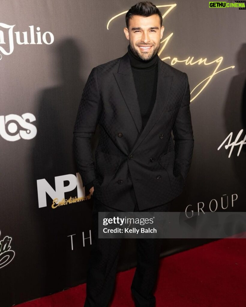Sam Asghari Instagram - Sunday & GG after party Wearing @balmain Styled By: @jamesgatsby