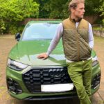 Sam Heughan Instagram - I think green is my colour… @audiuk 💚