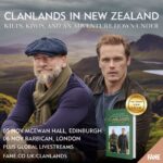 Sam Heughan Instagram - Join us on our adventures this November, live on stage, as Clanlands visits New Zealand! Edinburgh and London tickets now available plus live stream. All ticket holders receive a special edition signed copy of our third instalment in the series. Look forward to seeing you all. Hold on to your kilts!🙌🇳🇿 (Link in bio)