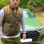 Sam Heughan Instagram - I think green is my colour… @audiuk 💚