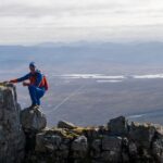 Sam Heughan Instagram - So good to finally meet Jake Norton in person @mountainworld ! Not content to climb the peaks of Nepal (Everest several times!) but now is conquering the windy Munros in Scotland. Good to see you buddy, look forward to hiking with you soon!🏔️