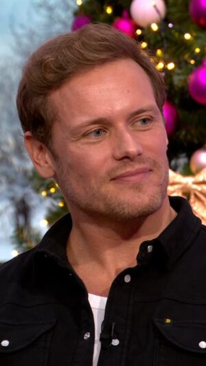 Sam Heughan Instagram - “It’ll be sad to say goodbye to the ginger wig.”

@samheughan talks about how he feels about ‘Outlander’ coming to an end 🥲 

#TheOneShow #iPlayer #Outlander