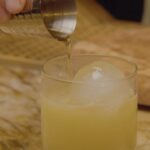 Sam Heughan Instagram - Choose your Ginger wisely!🫚🥃 THE PENICILLIN 2 oz. Sassenach Whisky 3/4 oz. Lemon Juice 3/4 oz. Honey Ginger Syrup 1/4 oz. Islay Single Malt Garnish: Candied Ginger . . . #SassenachClassic #Cocktails #SamHeughan