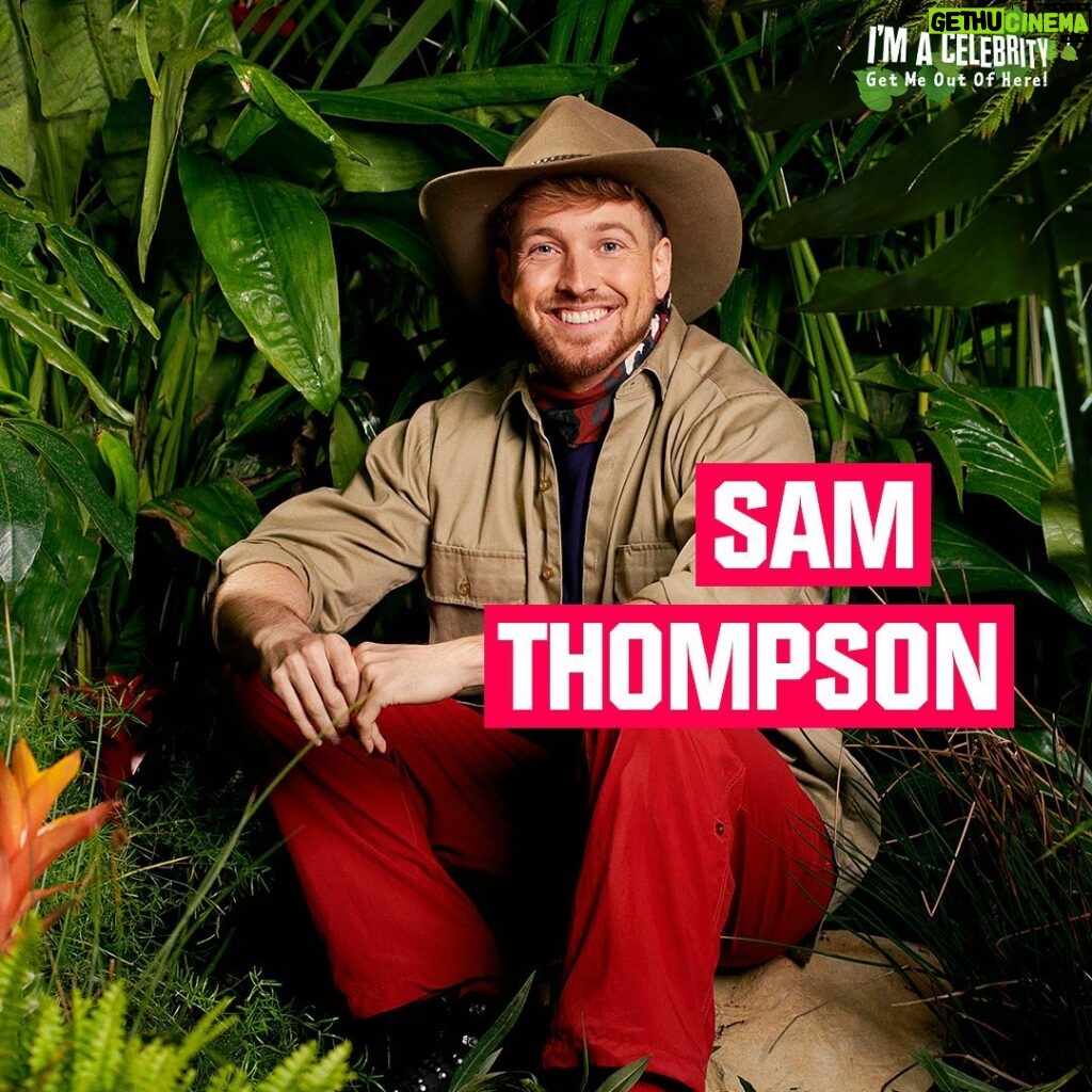 Sam Thompson Instagram - We hear Sam Thompson is a big fan of the show… fingers crossed he still feels that way after a Bushtucker Trial or two🤞#ImACeleb @SamThompsonUK
