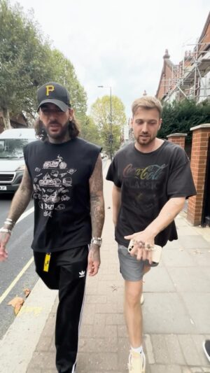 Sam Thompson Instagram - ‘I would run me down’ 😂😂😂 I had to send a grovelling message of apology after this as I made him travel 2 hours down from Essex to do that 😂😂