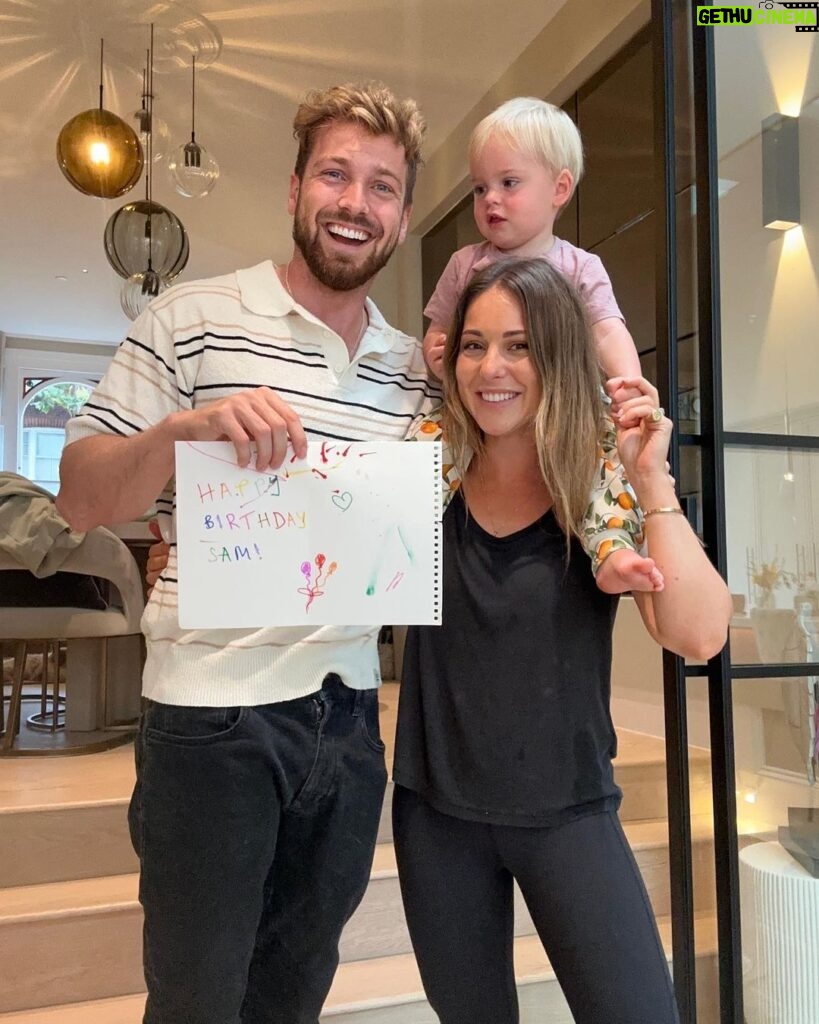 Sam Thompson Instagram - It’s my birthday! Another year round the sun, and got to spend some time with my nearest and dearest. Leo even made me a card! Next year I want to spend as much time with my family as possible. Im incredibly lucky to have the people I have in my life. It’s never lost on me how much I lean on my family and friends and Zara….and you to be honest. I love you all 😊❤️❤️❤️