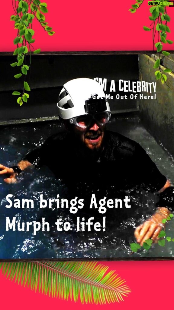 Sam Thompson Instagram - And the award for outstanding performance in an action film goes to… Sam Thompson as Agent Murph in ‘No Time To Cry, Cry Harder!’ 🏆 #ImACeleb