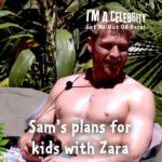 Sam Thompson Instagram – ‘When @zara_mcdermott is ready, we’ll know. She’ll know.’ #ImACeleb