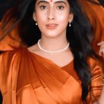 Sameeksha Sud Instagram - Jai siya ram… 🚩🚩 #sitaram #sita Sari @laevachi Jewellery @shagnaofficial Styling @rimadidthat