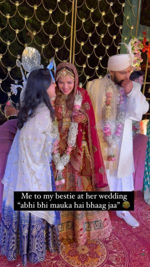 Sameeksha Sud Instagram - Send this to someone whos is getting married… 😂 

#relatble #comedy