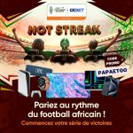 Samuel Eto’o Instagram – 🌍 La CAN 2023 est là! La Côte d’Ivoire vibre au rythme du foot jusqu’au 11 février! 🏆 Parie avec la promo “Hot Streak” sur 1xBet ” pour gagner un puissant PC MSI, un iPhone 15 Pro, des ordinateurs portables, des consoles de jeu et d’autres prix de valeur! Utilise le code PAPAETOO pour plus de fun! 🔥 Let’s go! ⚽️