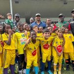 Samuel Eto'o Instagram - Such a pleasure kicking off the 2023 season of the Youth Football League. Go little Lions!