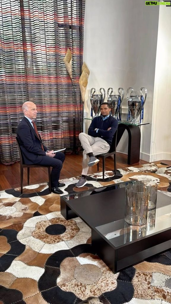 Samuel Eto'o Instagram - J’ai accordé une interview à FRANCE24 dans ma résidence , nous avons abordé tous les sujets. Je remercie les équipes de France24. L’intégralité ce vendredi.