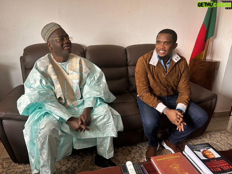 Samuel Eto'o Instagram - I was received in an audience today by the CEO of SIC. Our discussions focused on a partnership. Our goal is to give players (referees, coaches) the opportunity to become owners. On the other hand, to provide more visibility to SIC. I thank the CEO, Dr. Ahmadou Sardaouna, for his hospitality and the vision he has for SIC. Also, a big thank you to his colleagues. 🙏🏿🙏🏿🙏🏿 Together for the best 🇨🇲