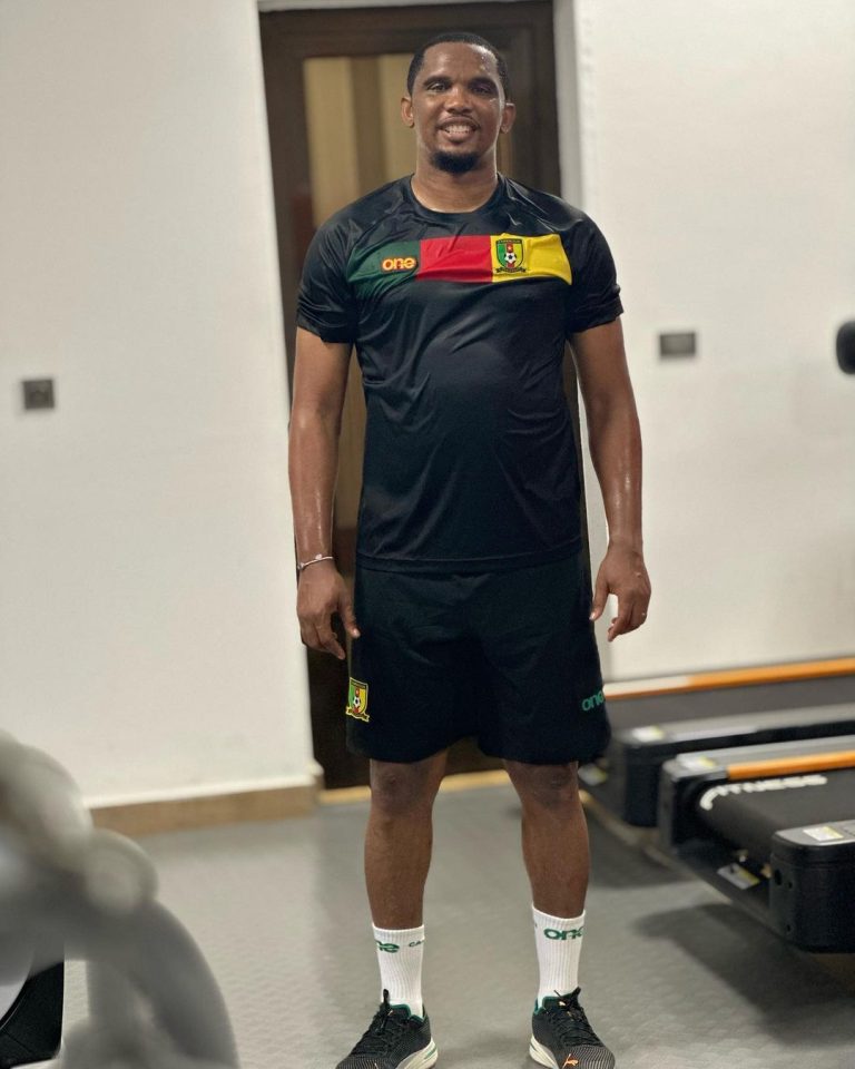 Samuel Eto'o Instagram - Validée 🏋🏿‍♀️ @puma @fecafootofficiel #j#👏🏿👏🏿👏🏿