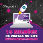 Samy Dana Instagram – O InvestNews alcançou em pouco mais de um ano 15 milhões de visitas no nosso site!

Todos os dias, milhares de pessoas buscam o investnews.com.br para sua dose diária de inteligência financeira.
Além das notícias de economia e finanças, o site oferece cotações de Ações e BDRs, Comparador de Fundos, Carteiras Recomendadas, Simuladores e Planilhas de Planejamento Financeiro.

E claro, os programas que você acompanha no nosso canal do YouTube – que já foram assistidos mais de 22,3 milhões de vezes.

A você que acompanha o InvestNews, nosso muito obrigado!

Que o seu conhecimento sobre finanças e seus investimentos continuem crescendo junto com o Investnews!

Compartilhe com seus amigos e convide eles para essa jornada do mundo dos investimentos também!!!