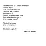 Sanaa Lathan Instagram - A poem by #LangstonHughes on the first page of #LorraineHansberry ‘s iconic 1959 play #ARaisinInTheSun #BlackLivesMatter ✊🏾