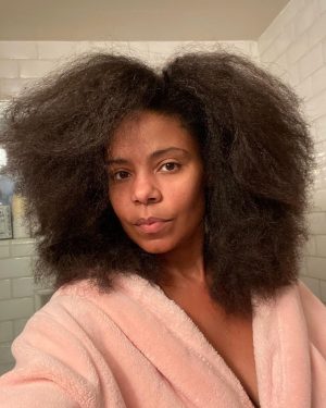 Sanaa Lathan Instagram - Good morning. 3 years after shaving it off. Protective styles, braids and almost no heat. #nappilyeverafter 💇🏾‍♀️❤️