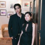 Sananthachat Thanapatpisal Instagram - I'm ready to watch the movie 🎬 Where is my popcorn !? 🍿🥤#deathisallaround #อยากตายอย่าตาย . Make up and Hairdo @folkeflake Dress @deform_official