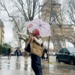 Sandara Park Instagram - 비가 내리는 에펠탑 앞에서 🇫🇷 Dancing in the rain ☔️💦 #Water #Dara #SandaraPark #EiffelTower #Paris #산다라박 #에펠탑 #파리 Eiffel Tower - Paris, France