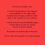 Sandra Oh Instagram - Link in bio to support and donate