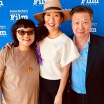 Sandra Oh Instagram - W/ dir. Mina Shum & @tzima8 SBFF for première of #MeditationParkMovie
