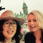 Sandra Oh Instagram - Rehearsal 4 #Canada150 w/ gorgeous @mitsougelinas @canada150 See you on the Hill July 1st!