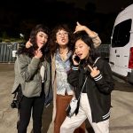 Sandra Oh Instagram - @catpowerofficial @modestmouse @pixiesofficial Triple Rainbow 🌈🌈🌈 @aliannaclicmob (Nora was actually on the phone)