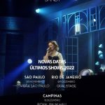 Sandy Instagram - E aí, gente querida!! Eu ouvi “mais um, mais um”? ☺ SIIIIIM, eu volto pra SP e RJ para as minhas últimas apresentações do ano, com encerramento aqui na minha cidade, Campinas. Marca o @ de quem vem com a gente! Uhuuuu… 🎶 #TurnêNVE2022