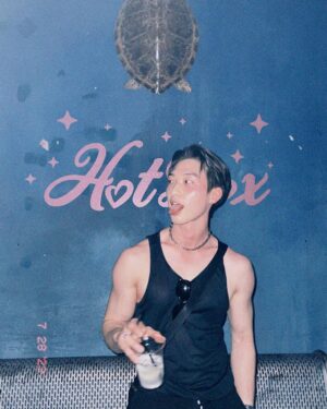 Sang Heon Lee Instagram - 🩵🩷🖤💙🍹😜🕺