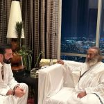Sanjay Dutt Instagram - Grateful for the opportunity to have met Sri Sri Ravi Shankar ji and to be inspired by his message of compassion, service, and spiritual growth.