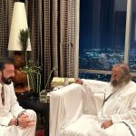 Sanjay Dutt Instagram - Grateful for the opportunity to have met Sri Sri Ravi Shankar ji and to be inspired by his message of compassion, service, and spiritual growth.