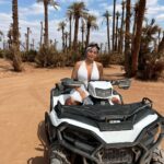 Sarah Fraisou Instagram - ✌🏻Simplement moi sur un quad ✌🏻#picoftheday #quad #fun #sun #marrakesh #girl #moto #frenchie Marrakech