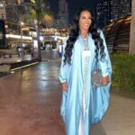 Sarah Fraisou Instagram - Dubaï night 🌎quel est ta préférée 1,2ou 3 ? #dubailife #jbrbeach #picoftheday #louisvuitton #walk #blue @noojoumlenses JBR