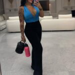 Sarah Fraisou Instagram - 💙💙💙outfit du jour #picoftheday #friends #lifestyle #dubai