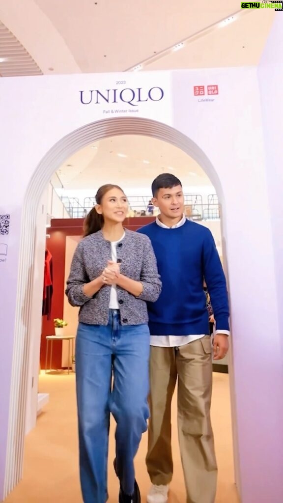 Sarah Geronimo Instagram - Launching the 2023 Fall-Winter collection of @uniqlophofficial ! Modern layering is on! #lifewear 🎥: @gproductionsph SM Aura Premier, BGC Taguig City