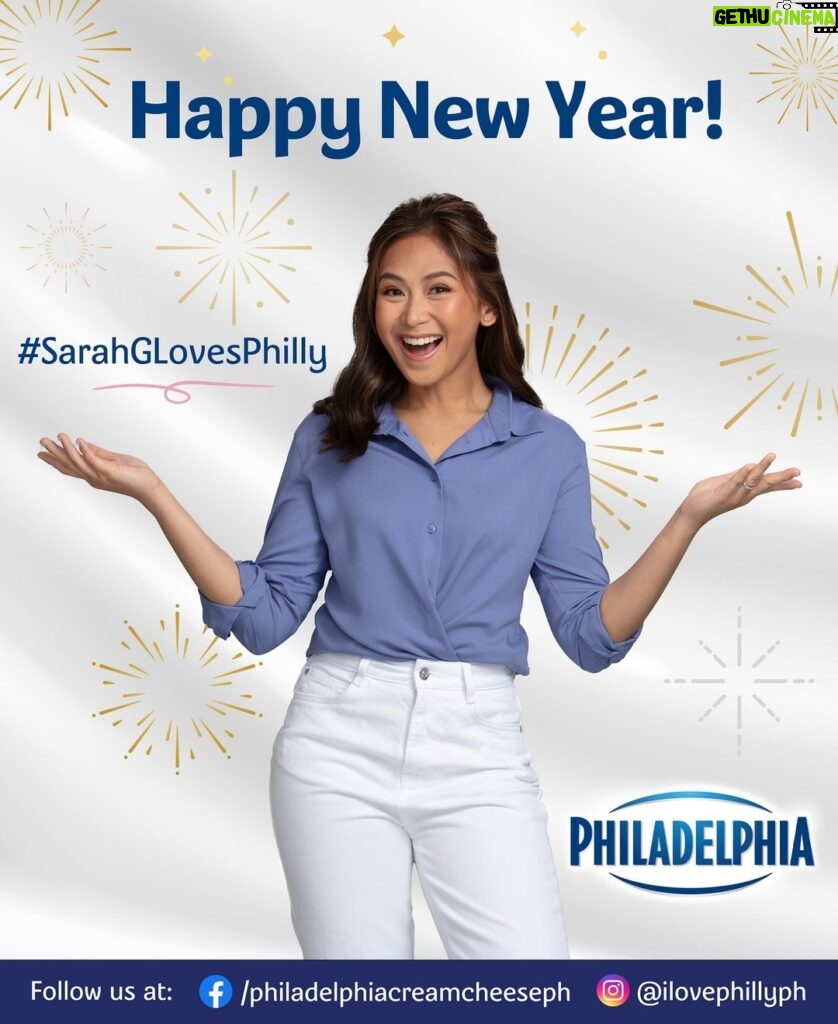 Sarah Geronimo Instagram - May this year be filled with love, joy, and success. Happy New Year from your Philly fam! #SarahGLovesPhilly