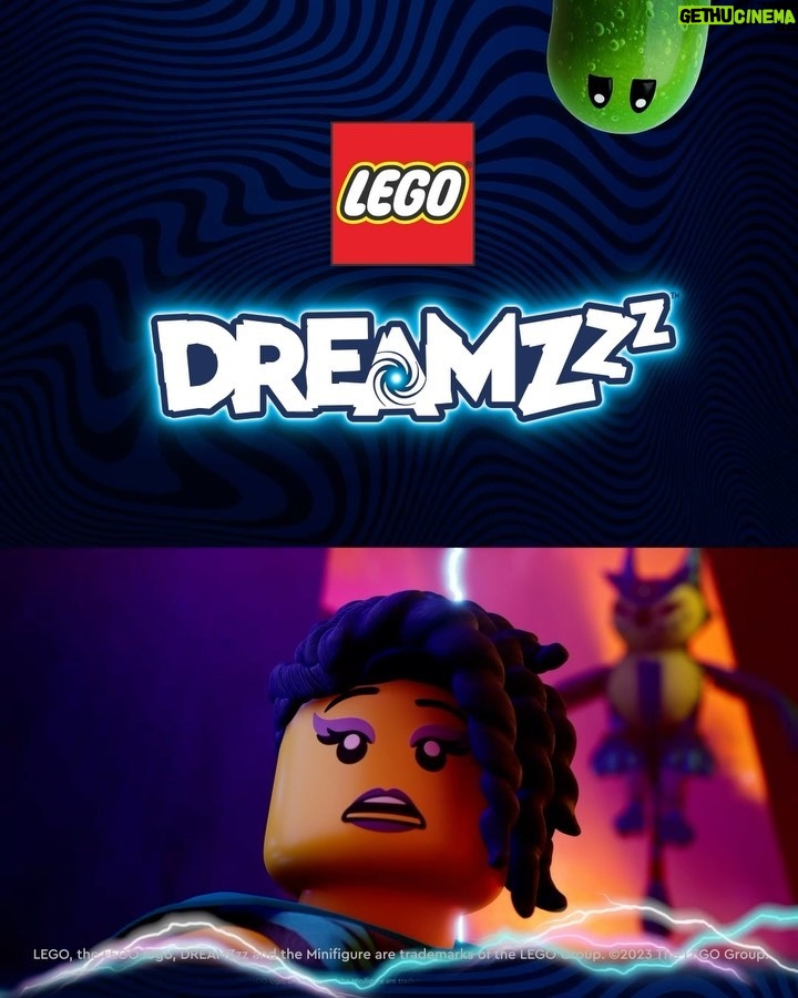 Sarah Jeffery Instagram - #ad LEGO DREAMZzz™ premieres in less than an hour! Head to the link in my bio to catch the world premiere on YouTube! Also currently available to stream on Netflix and Amazon Prime 💛 swipe to see my girl Zoey in action 🏹