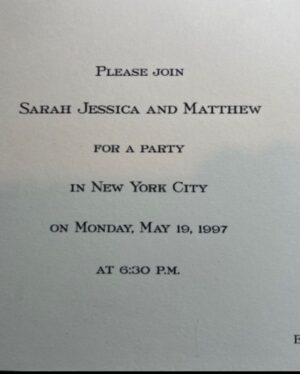 Sarah Jessica Parker Instagram - Evening Attire.
Silver baby. 
25 years. 
And counting. 
X, your wife