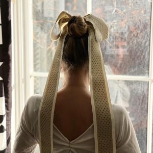 Sarah Jessica Parker Instagram - The bow that started it all.
When I saw how madly in love everyone was with this bow (as was I), a last minute detail thrown together by me and @sergenormant just minutes before leaving for the annual @nycballet Fall Gala, I immediately set out on a mission: searching for and sourcing the finest grosgrain, taffeta and satin ribbons. In many cases the vintage I was hoping still existed and could unearth. 
From hidden corners of New York City, to unique and interesting places far far away, I've found some really special and insanely beautiful ones.
And with that, I introduce you to: the @sjpcollection Gala Bow.
From Petite to Grand in length, I hand picked every single ribbon - some almost 100 years old! - and crafted a collection that I’m quite proud of.
Our Gala Bows come with a sturdy 3-inch flat hair pin making it easy to affix however your heart desires.
Most importantly, each bow was sewed with love. And you can be assured that I’ll be personally steaming, boxing up, and shipping out every single Gala Bow order that comes in.
I can’t wait to see how you wear these.
Link to shop is in my bio.
X, SJ
PS. For those concerned, that bow is simply rested on Lotus. Not tied!