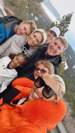Savannah Chrisley Instagram - Happy Thanksgiving! I hope you all have gotten to spend it with the ones you love…and if you haven’t… just know that I see you. I feel you. I hurt for you… and I love you. As this holiday season kicks off, I can already feel the unbearable pain. Holiday Grief is REAL! I miss my mama and daddy more than anything in this world. If I have learned anything this year, it’s that life is short. This time last year, I was sitting with my sweet mama and daddy…as well as Nic. (We miss you Nic) So LOVE… LOVE HARD! Don’t hold back! 
••••
I may be sad… but I’m also unbelievably grateful for the people in these photos (there’s a too many people to count) that have shown up and loved me and my siblings during this last year. If it wasn’t for all of these angels… I don’t know what I would’ve done. Thank you all for teaching me that friends can be our chosen family. Thank you showing up for me when I didn’t have the strength to show up for myself. Thank you for helping me with these gorgeous kiddos! Sure does take a village to raise them. Thank you for loving us…. I will never be able to thank you all enough for the impact that you have had on our lives… but I’ll sure as heck try to for the rest of my life. I love you all! And to my grandparents… thank you for being the rockstars that you are and showing up for me. 
•••
And lastly… thank you God for keeping my heart open. Thank you for blessing me with a love that is patient and kind. A love that does not envy and boast. A love that is not proud and does not dishonour others. A love that not self-seeking, and easily angered, and a love that keeps no record of wrongs. Thank you for giving me everything I never knew I needed ❤️ If you’re struggling… just know that you can find beauty in the ashes. Keep pushing forward. Keep fighting the good fight! #holidaygrief #grief #thanksgiving #love