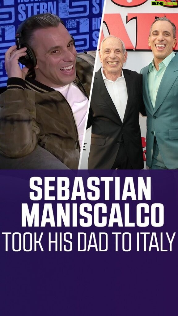 Sebastian Maniscalco Instagram - When @sebastiancomedy brought his dad back to Italy for the first time in 50 years only one of them wound up crying.