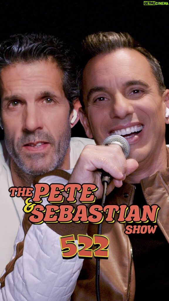 Sebastian Maniscalco Instagram - I came in a little STERN… next time, I’m just going to leave. New episode at link in bio. #ThePeteandSebastianShow #stern #fertilizer