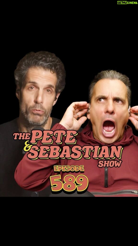 Sebastian Maniscalco Instagram - I was isolated blowing my nose, and Lana went to dinner. New #thepeteandsebastianshow episode out now at link in bio!