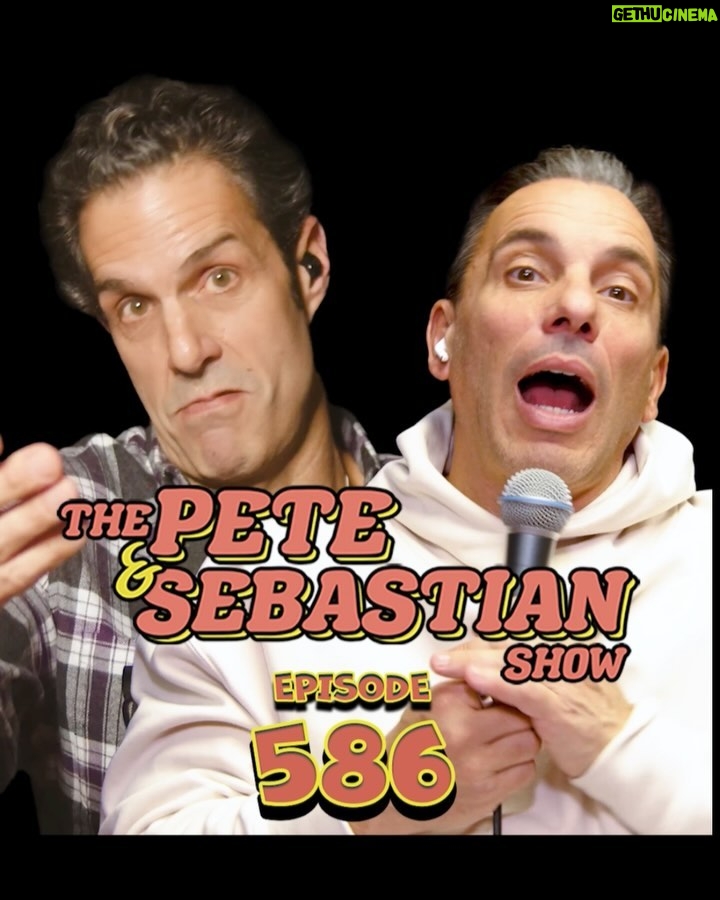 Sebastian Maniscalco Instagram - WHAT’S YOUR TAKE? Email your video submissions asking Pete and I for our take on what’s going on in your life to peteandsebastian@gmail.com