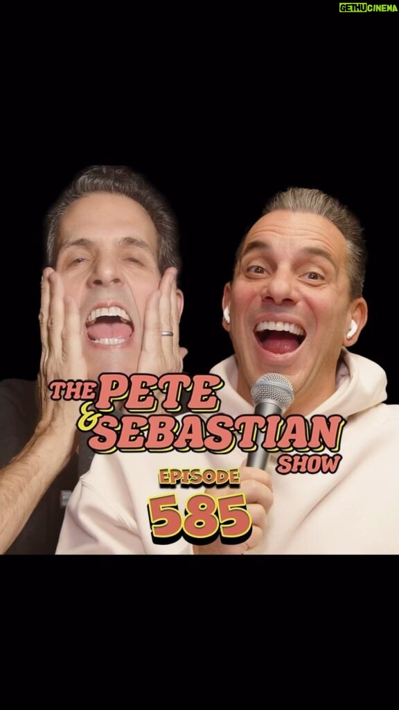 Sebastian Maniscalco Instagram - In case you haven’t seen it yet, I go topless in #BOOKIE New #thepeteandsebastianshow episode out now! Stream is everywhere at link in bio.