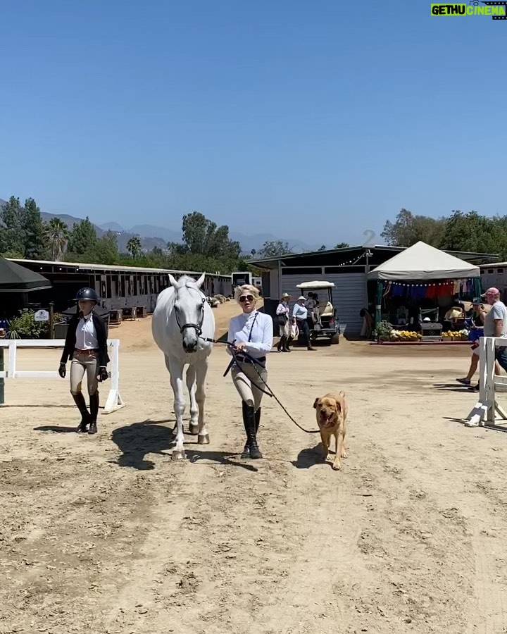 Selma Blair Instagram - A blue ribbon day in a sun scorched august. ☀️ never mind that the class is called “rusty stirrup” 🤨, or that I am still on the kitchen floor with Scout recovering! I faltered yesterday. But forced myself out and on with the show. I won today. Yay. It felt good to keep trying.